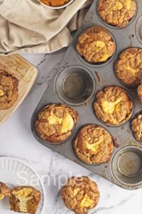 Pumpkin Cheesecake Muffins - Set 2