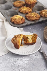 Pumpkin Cheesecake Muffins - Set 3