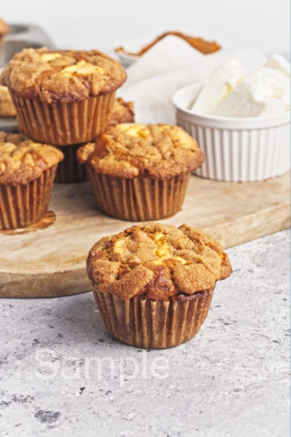 Pumpkin Cheesecake Muffins - Set 3