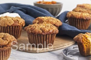 Pumpkin Cheesecake Muffins - Set 4