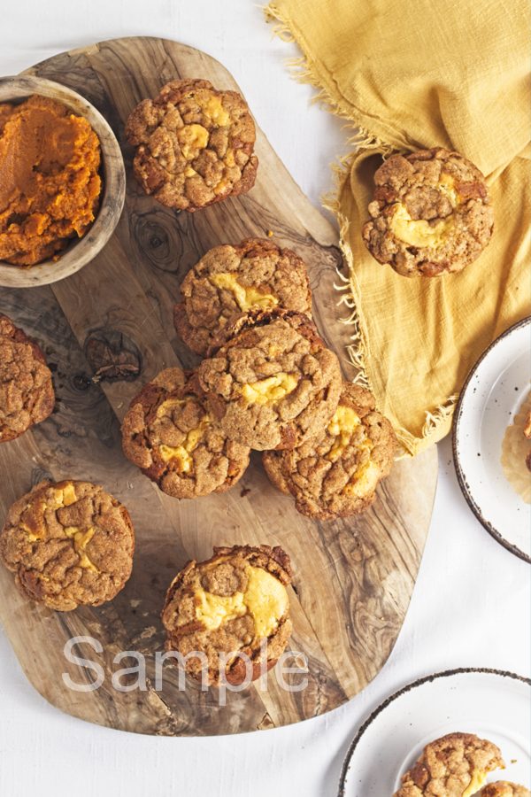 Pumpkin Cheesecake Muffins - Set 5