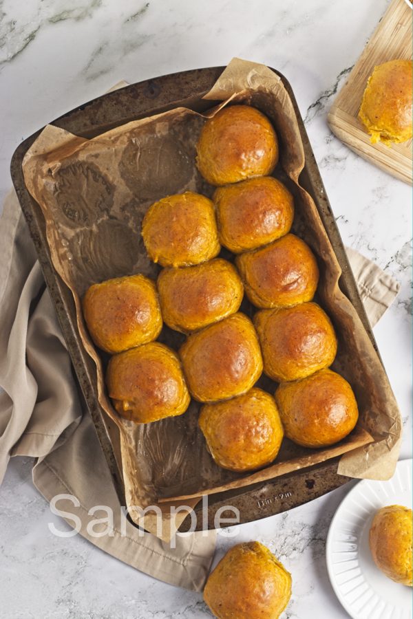 Soft Pumpkin Rolls - Set 3