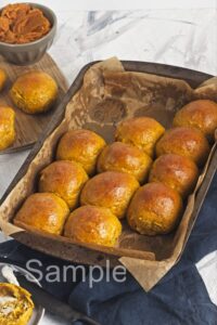 Soft Pumpkin Rolls - Set 4