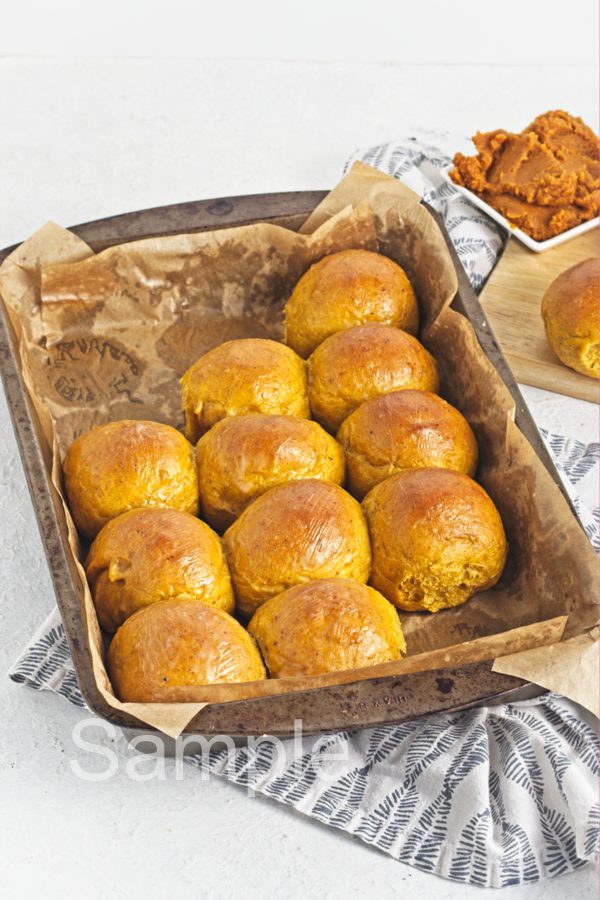 Soft Pumpkin Rolls - Set 5