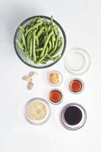 Sesame Miso Green Beans - Set 2