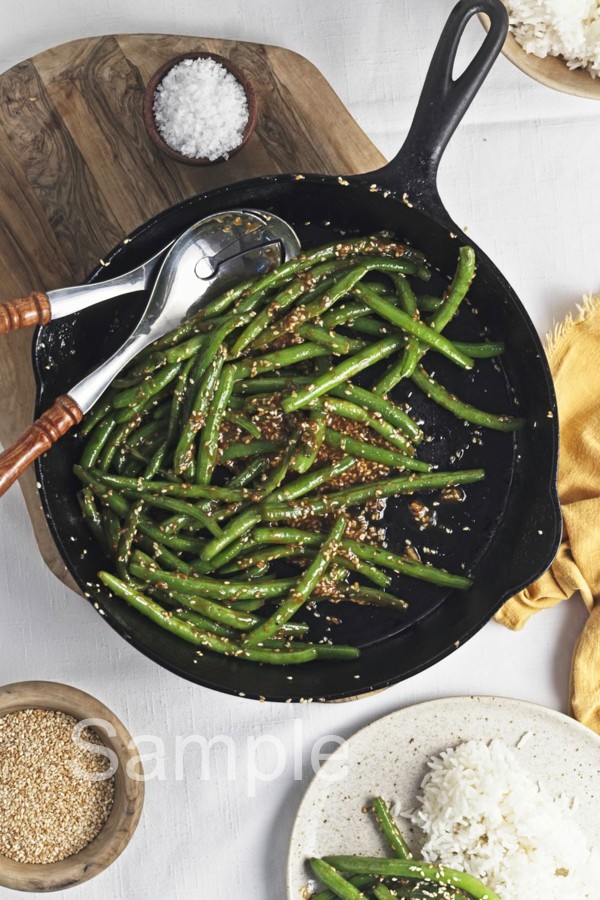 Sesame Miso Green Beans - Set 1