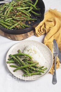 Sesame Miso Green Beans - Set 1