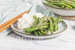 Sesame Miso Green Beans - Set 2