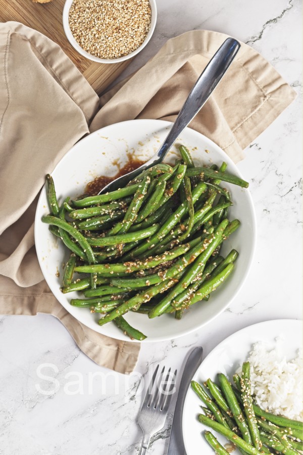 Sesame Miso Green Beans - Set 4
