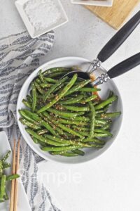 Sesame Miso Green Beans - Set 5