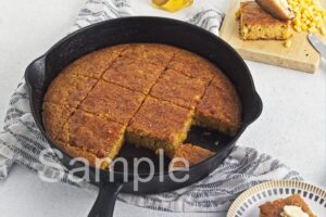 Brown Butter Skillet Cornbread - Set 1