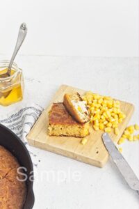 Brown Butter Skillet Cornbread - Set 1