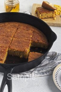 Brown Butter Skillet Cornbread - Set 1