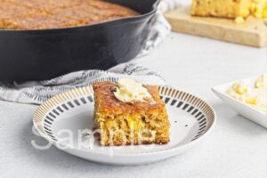 Brown Butter Skillet Cornbread - Set 1