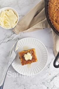Brown Butter Skillet Cornbread - Set 2