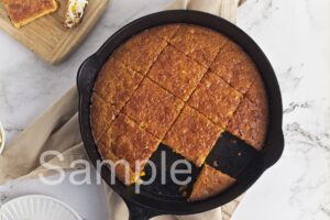 Brown Butter Skillet Cornbread - Set 2