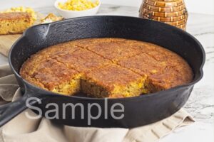 Brown Butter Skillet Cornbread - Set 2