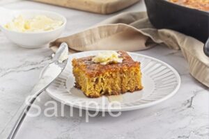 Brown Butter Skillet Cornbread - Set 2