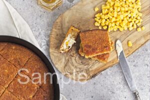 Brown Butter Skillet Cornbread - Set 3