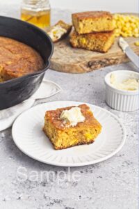 Brown Butter Skillet Cornbread - Set 3