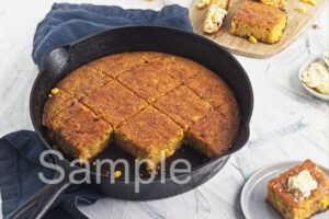 Brown Butter Skillet Cornbread - Set 4