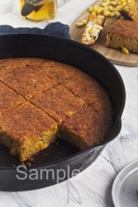 Brown Butter Skillet Cornbread - Set 4