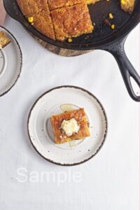 Brown Butter Skillet Cornbread - Set 5