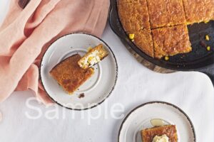 Brown Butter Skillet Cornbread - Set 5