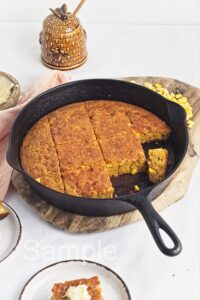 Brown Butter Skillet Cornbread - Set 5