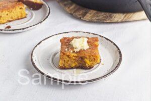 Brown Butter Skillet Cornbread - Set 5