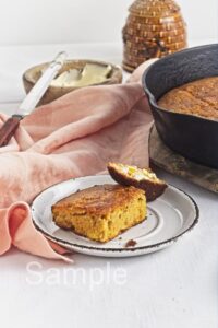 Brown Butter Skillet Cornbread - Set 5
