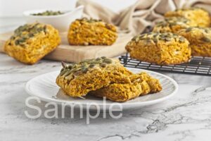 Vegan Pumpkin Biscuits - Set 2