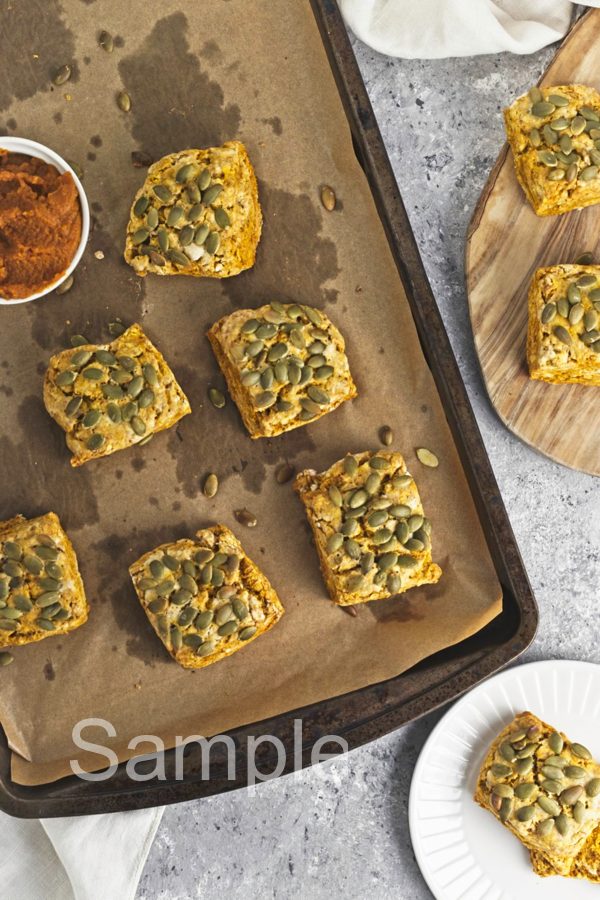 Vegan Pumpkin Biscuits - Set 3
