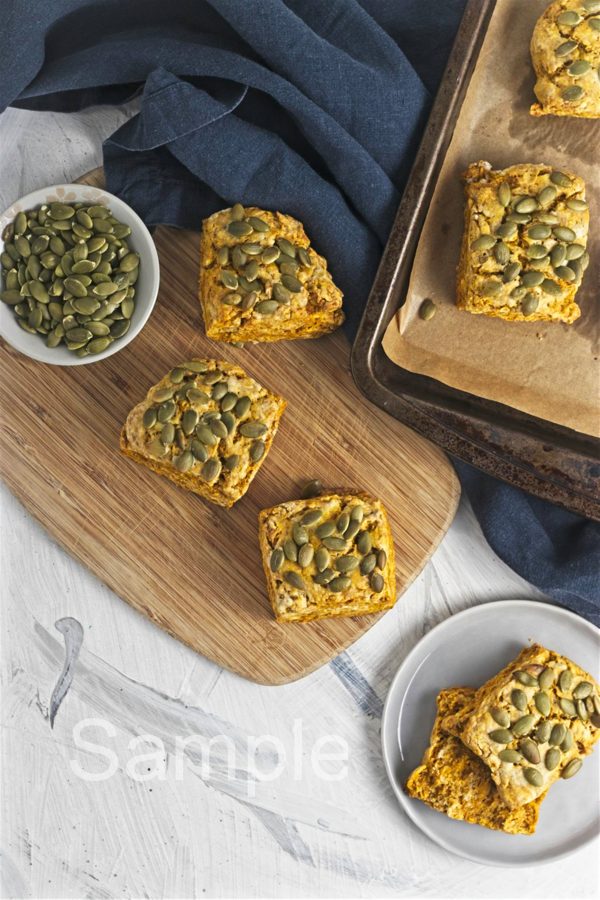 Vegan Pumpkin Biscuits - Set 4
