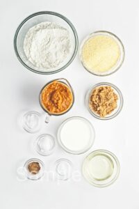 Vegan Pumpkin Cornbread - Set 3
