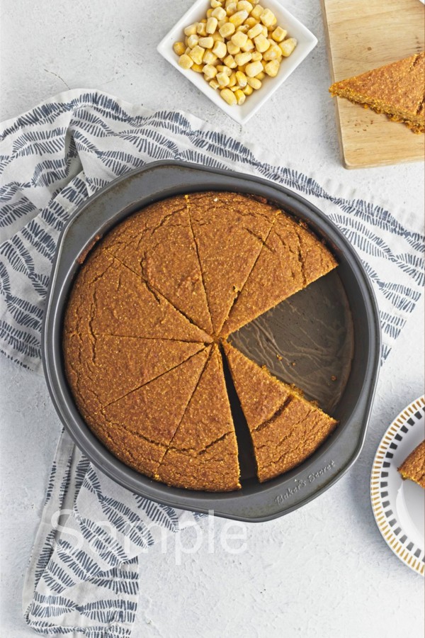 Vegan Pumpkin Cornbread - Set 1