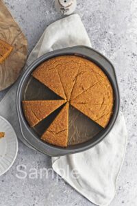 Vegan Pumpkin Cornbread - Set 3