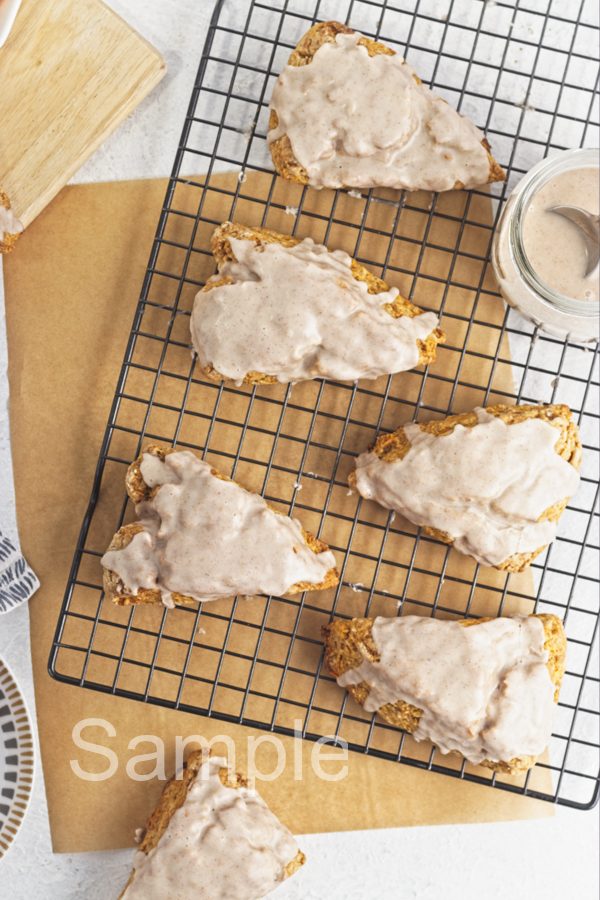 Vegan Sweet Potato Scones - Set 1