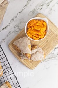 Vegan Sweet Potato Scones - Set 2