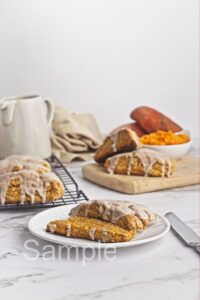 Vegan Sweet Potato Scones - Set 2