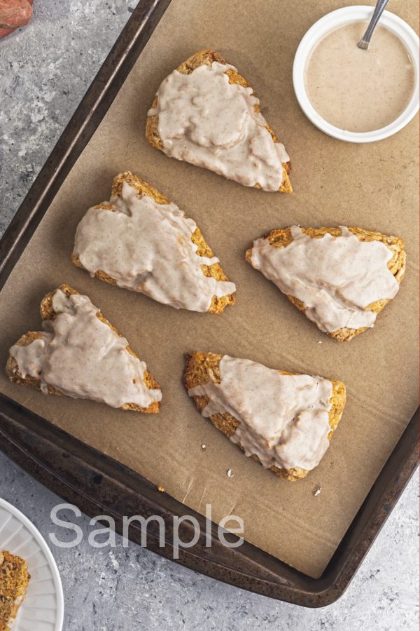 Vegan Sweet Potato Scones - Set 3