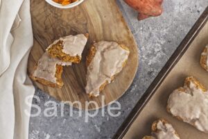 Vegan Sweet Potato Scones - Set 3