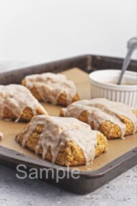 Vegan Sweet Potato Scones - Set 3