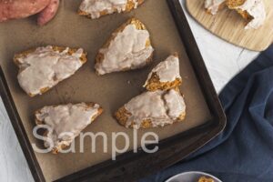 Vegan Sweet Potato Scones - Set 4