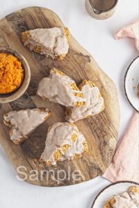 Vegan Sweet Potato Scones - Set 5