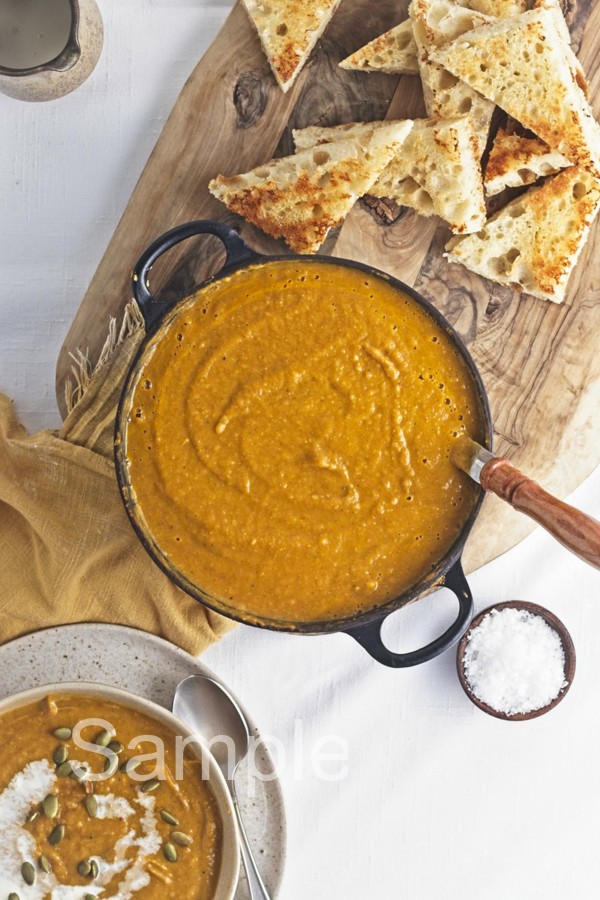 Creamy Pumpkin Soup - Set 1