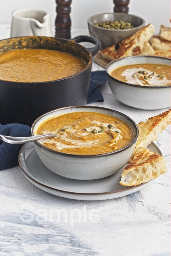 Creamy Pumpkin Soup - Set 2