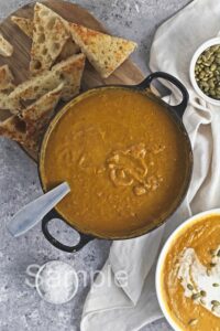 Creamy Pumpkin Soup - Set 3