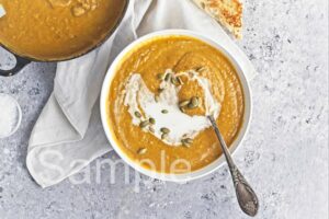Creamy Pumpkin Soup - Set 3