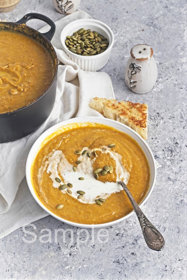 Creamy Pumpkin Soup - Set 3